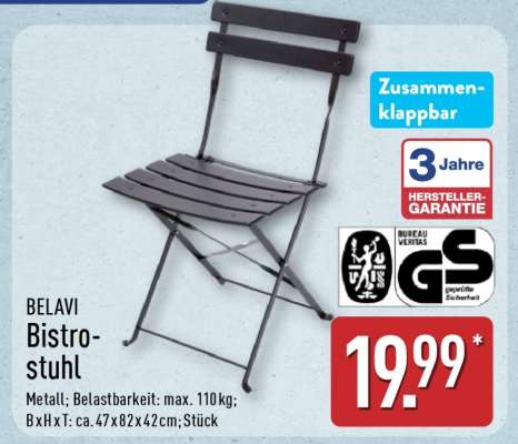 BELAVI Bistrostuhl