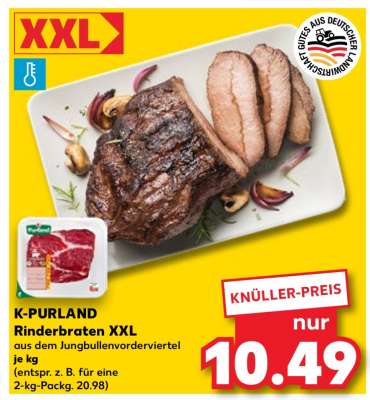 K-PURLAND Rinderbraten XXL