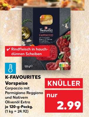 K-FAOURITES Vorspeise