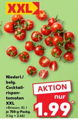 Niederl./belg. Cocktail- rispentomaten XXL