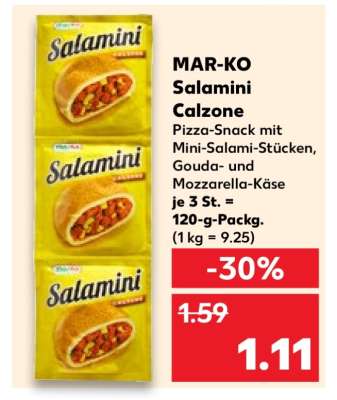 MAR-KO Salamini Calzone