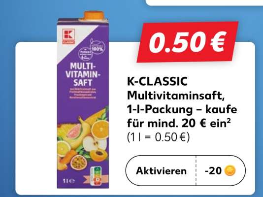 K-CLASSIC Multivitaminsaft, 1-l-Packung
