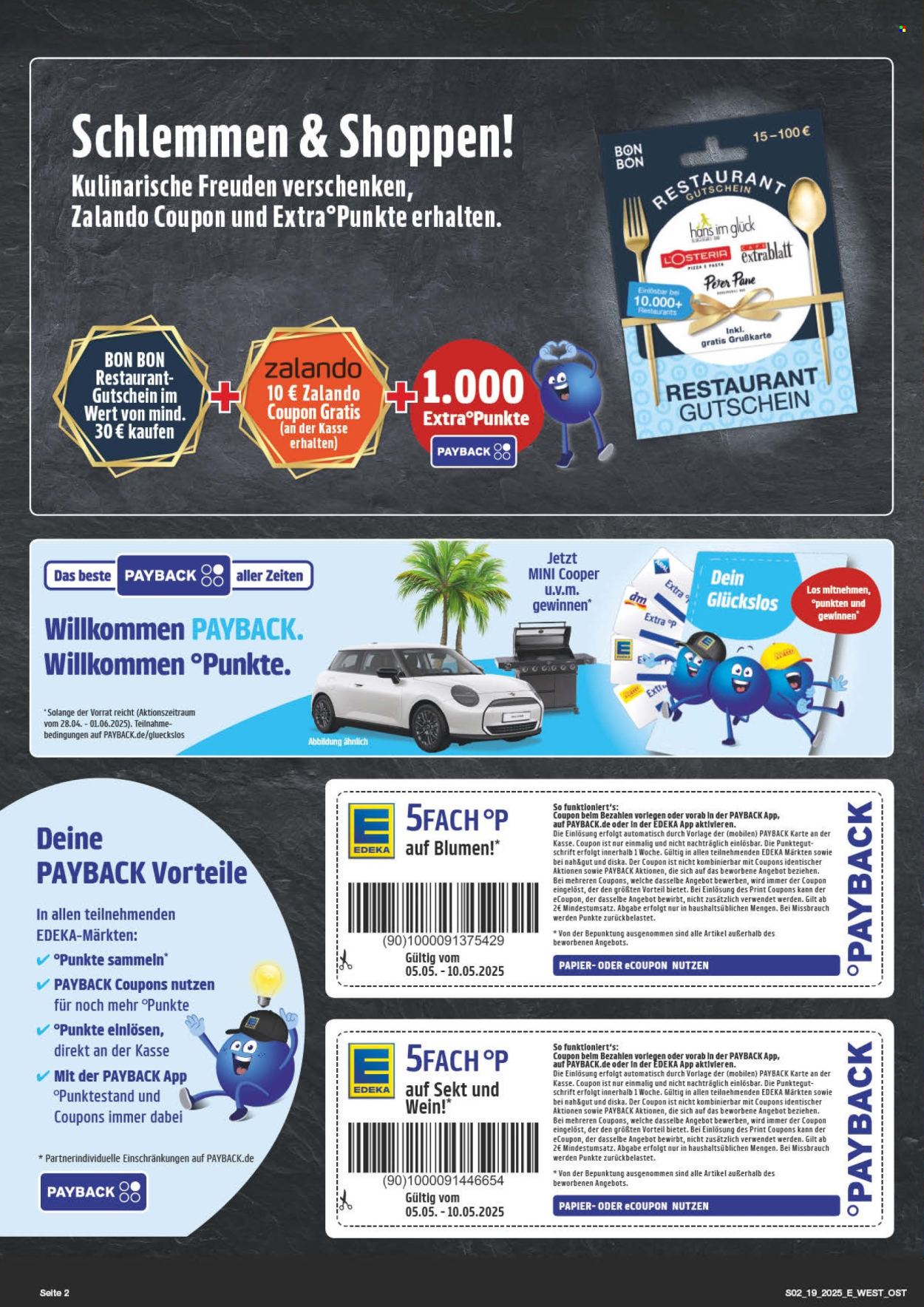 Edeka Prospekte  - 5.05.2025 - 10.05.2025. Seite 1