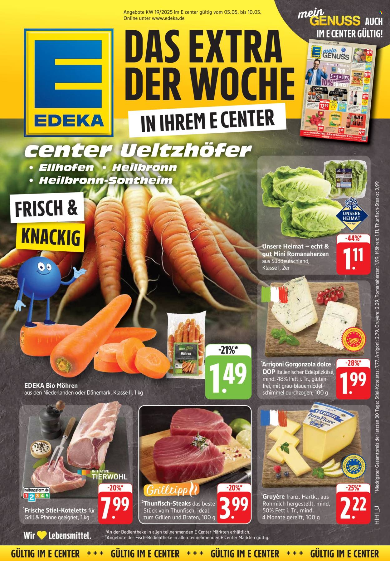 E center Prospekte  - 5.05.2025 - 10.05.2025. Seite 1
