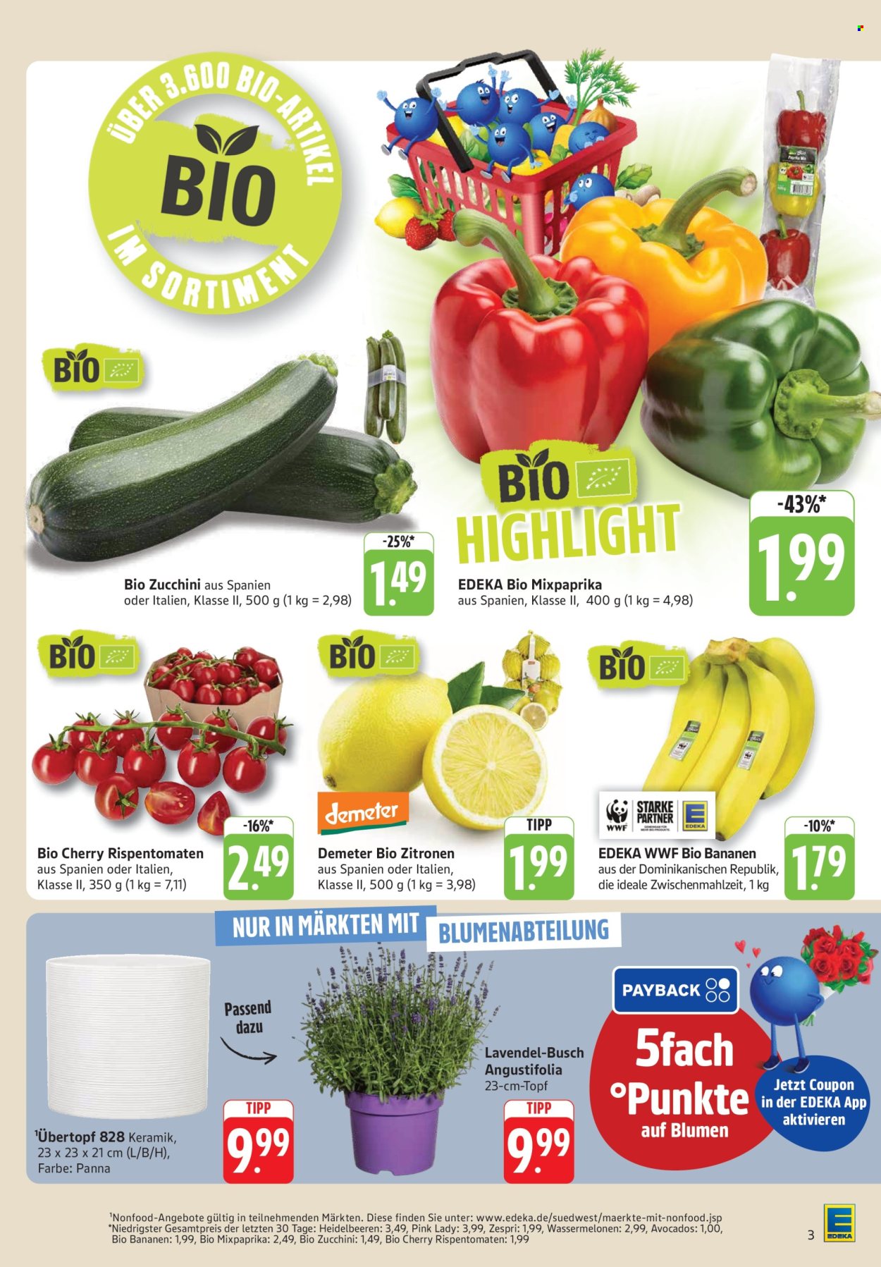 E center Prospekte  - 5.05.2025 - 10.05.2025. Seite 1
