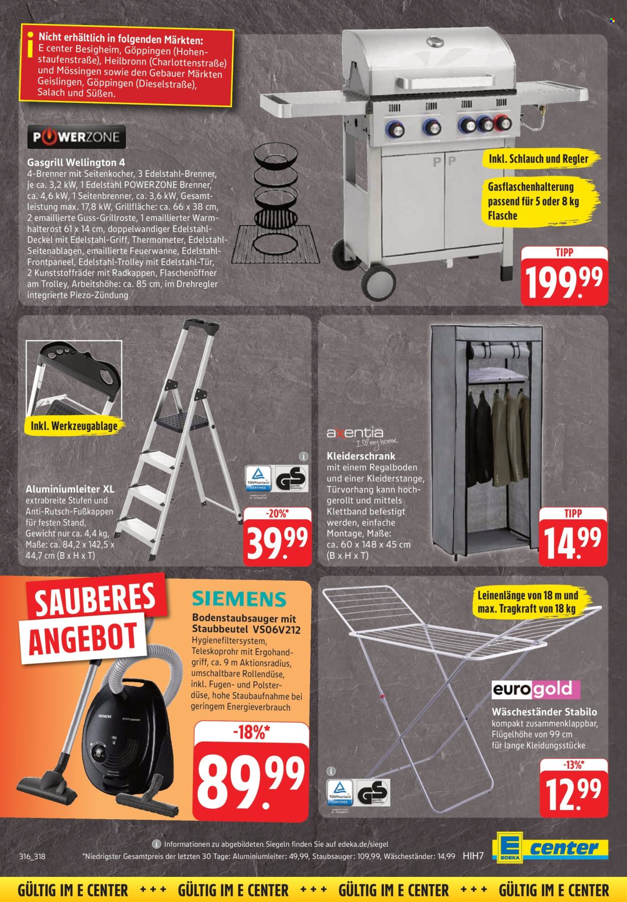 E center Prospekte  - 5.05.2025 - 10.05.2025. Seite 1
