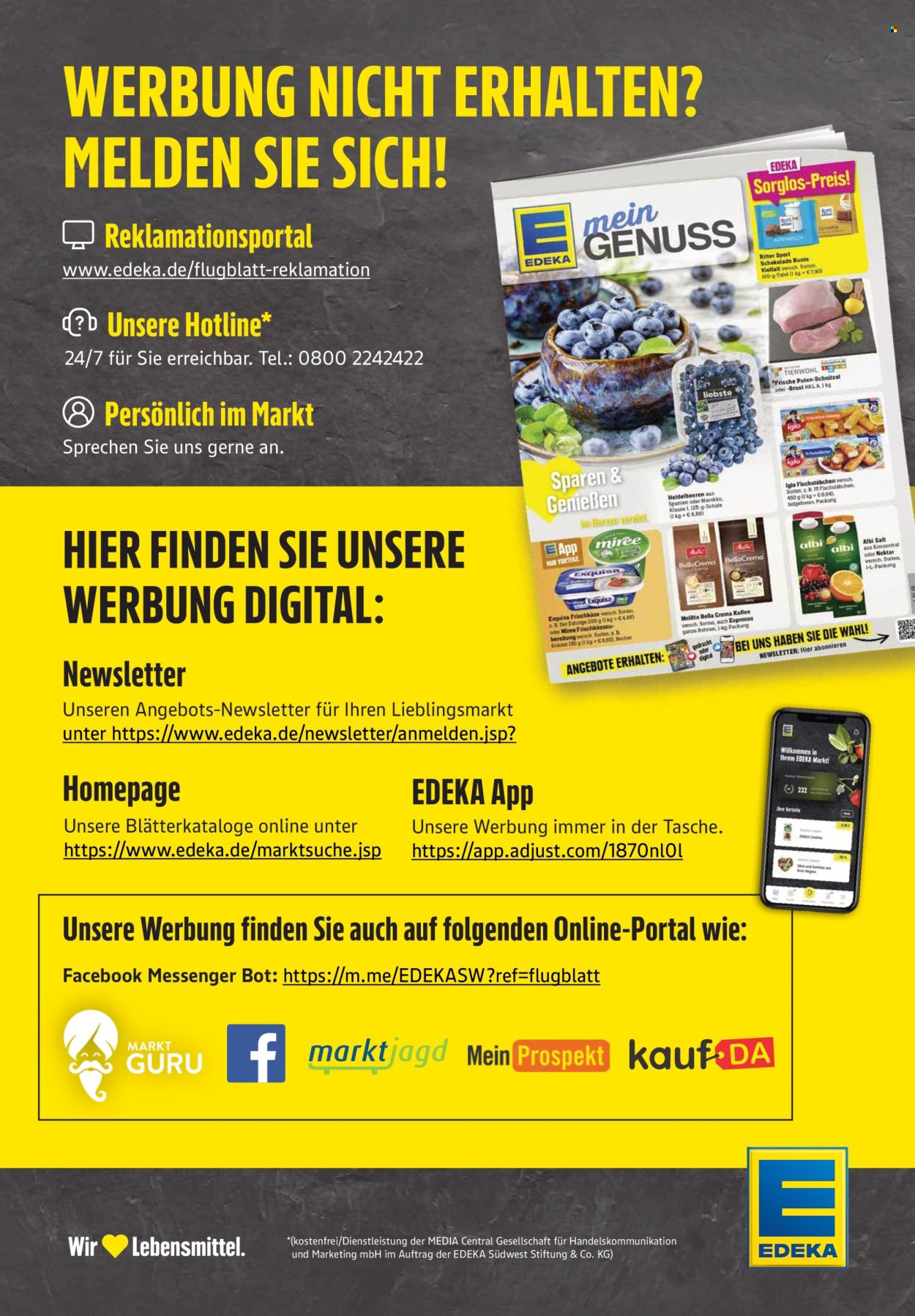 E center Prospekte  - 5.05.2025 - 10.05.2025. Seite 1