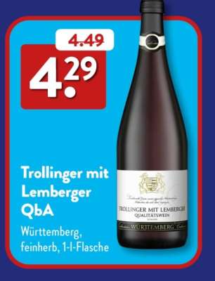 Trollinger mit Lemberger QbA