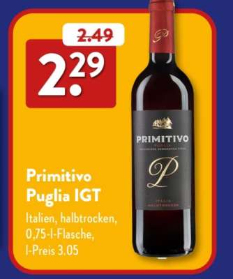 Primitivo Puglia IGT
