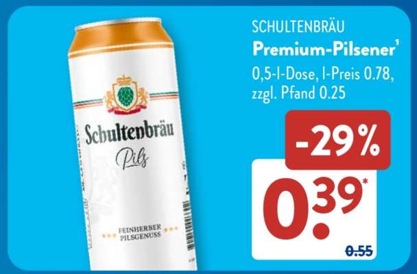 SCHULTENBRÄU Premium-Pilsener