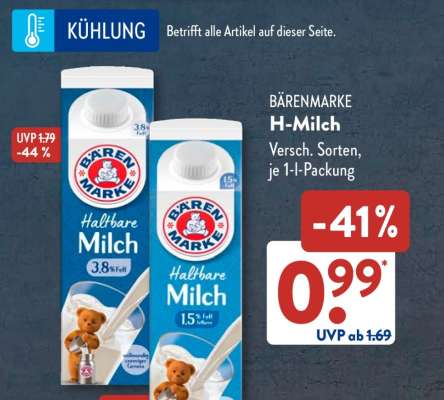 Bärenmarke H-Milch