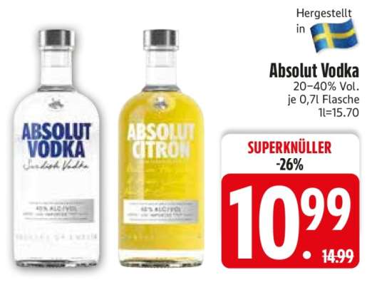 Absolut Vodka*