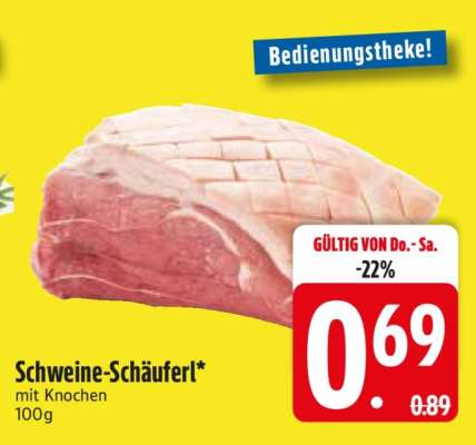 Schweine-Schäuferl mit Knochen