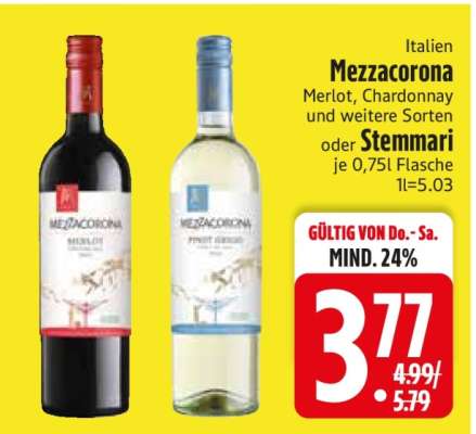 Mezzacorona oder Stemmari