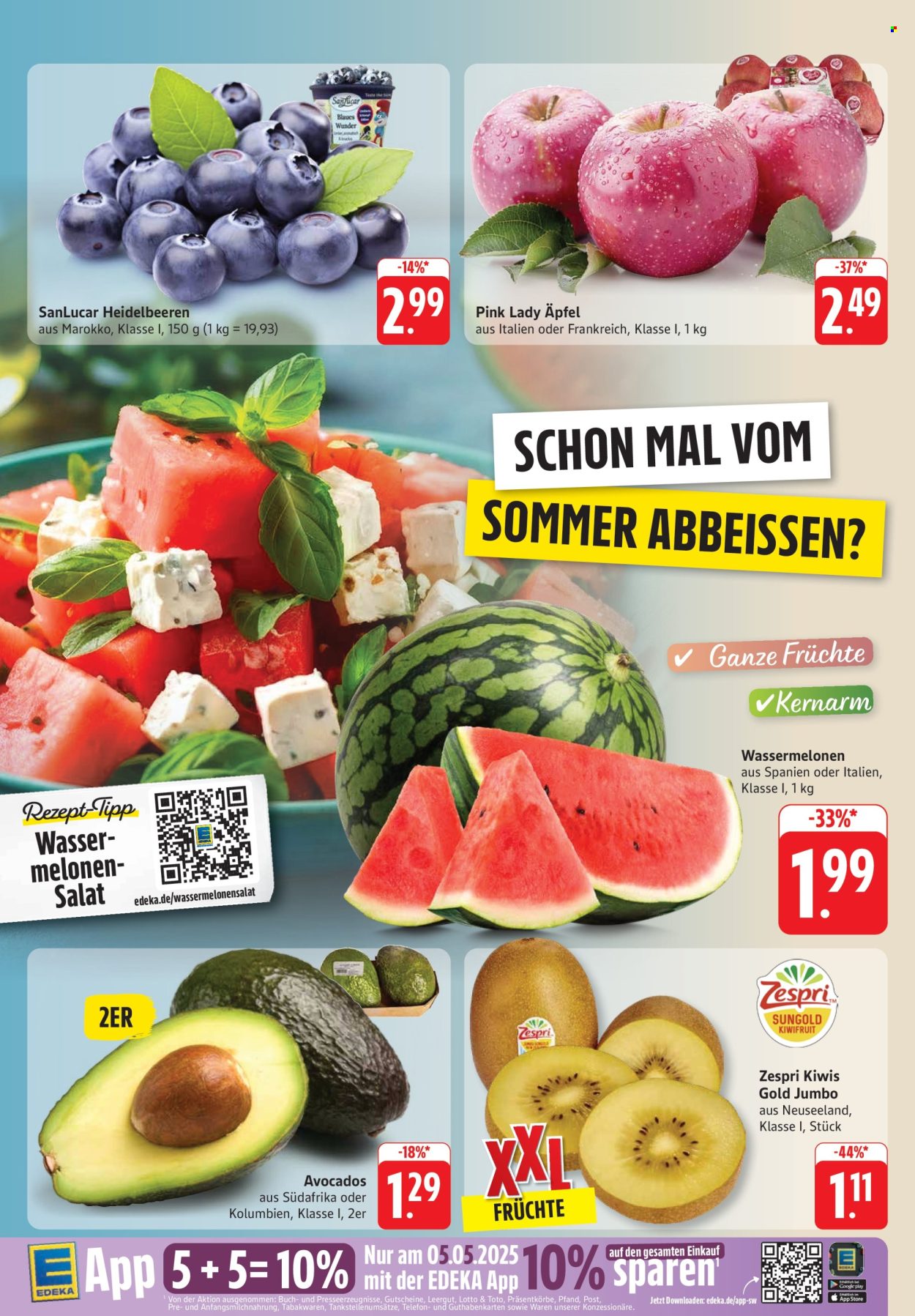 E center Prospekte  - 5.05.2025 - 10.05.2025. Seite 1