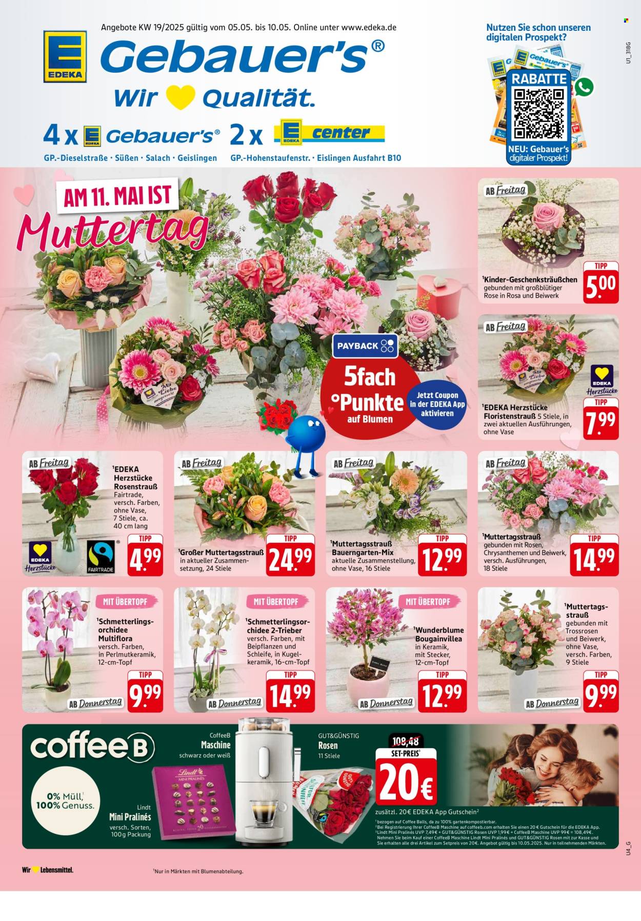 E center Prospekte  - 5.05.2025 - 10.05.2025. Seite 1