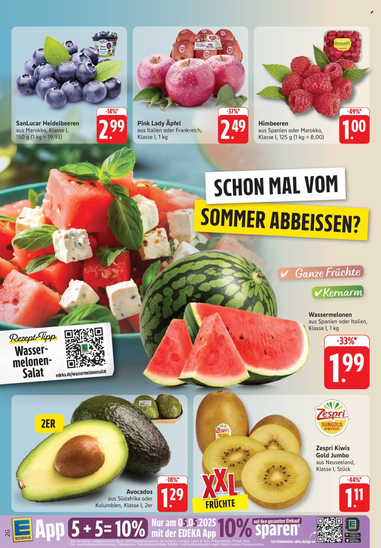 E center Prospekte  - 5.05.2025 - 10.05.2025. Seite 1