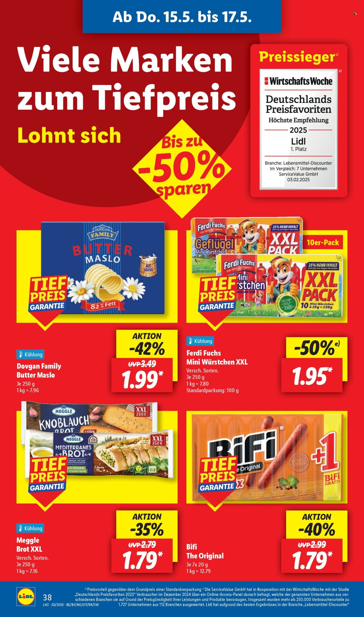 Lidl Prospekte  - 12.05.2025 - 17.05.2025. Seite 1