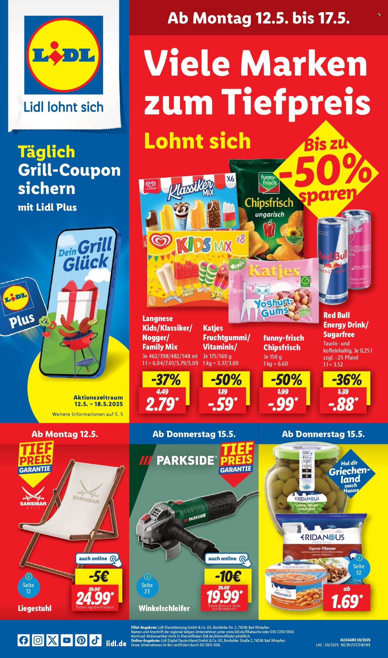 Lidl Prospekte  - 12.05.2025 - 17.05.2025. Seite 1