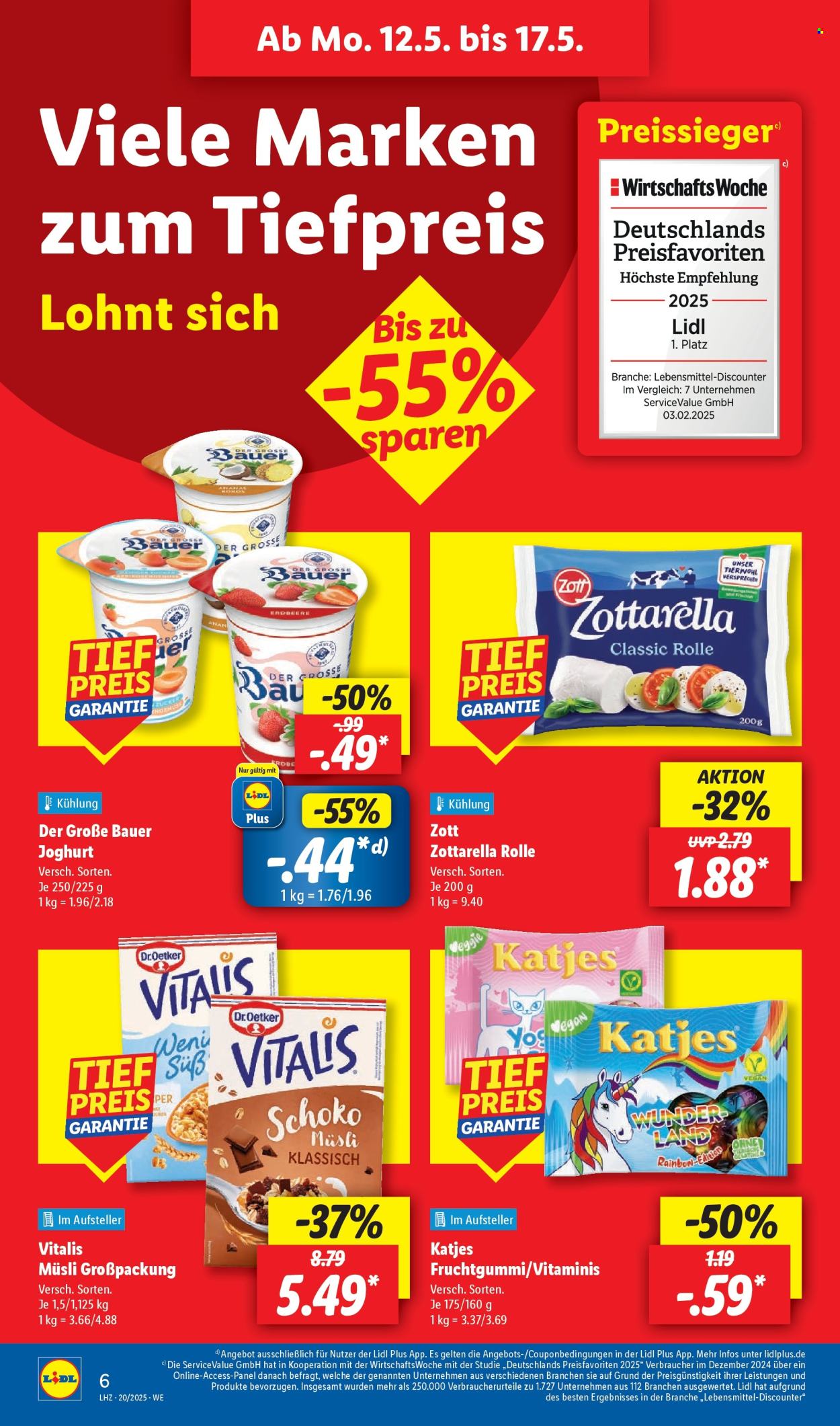 Lidl Prospekte  - 12.05.2025 - 17.05.2025. Seite 1
