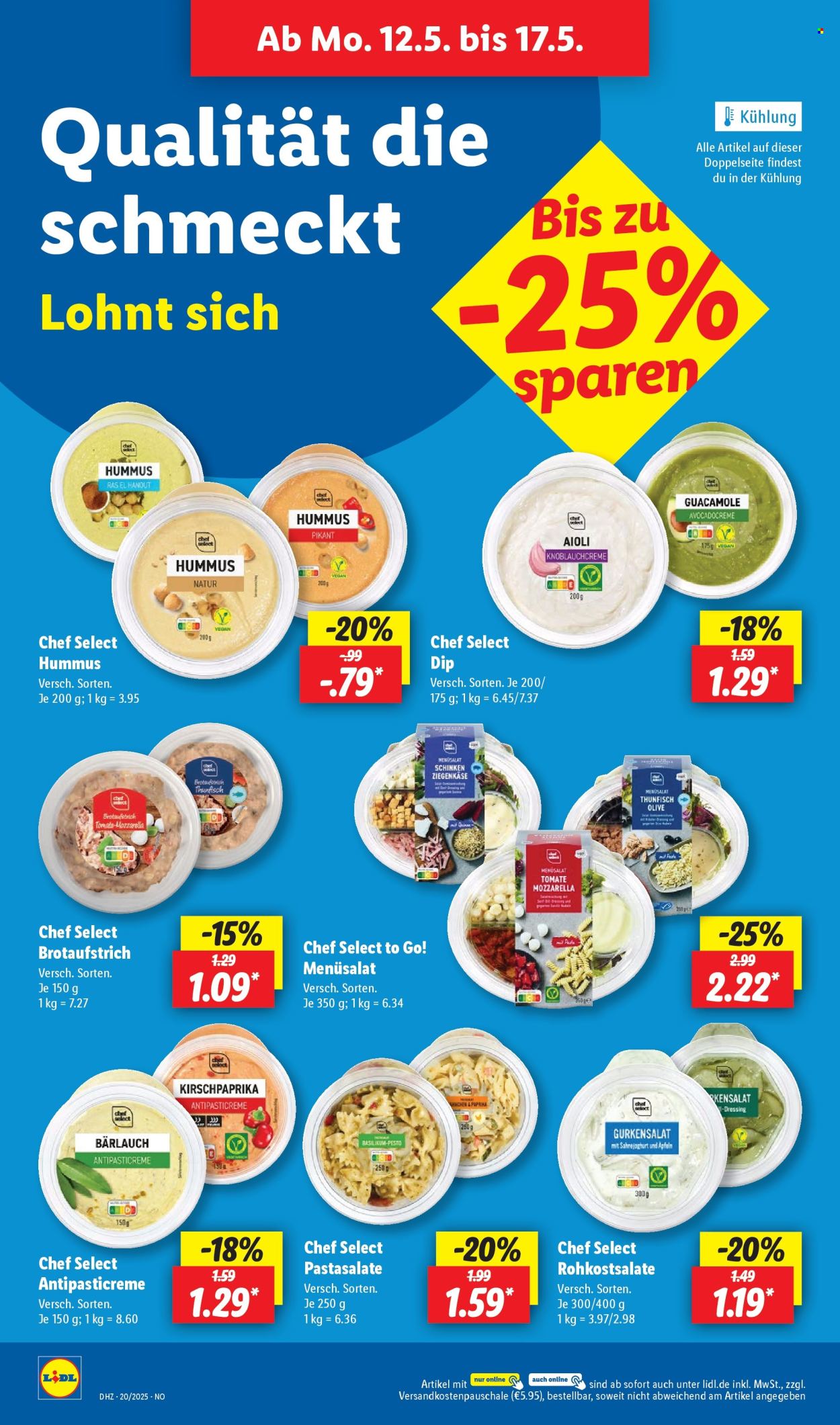 Lidl Prospekte  - 12.05.2025 - 17.05.2025. Seite 1