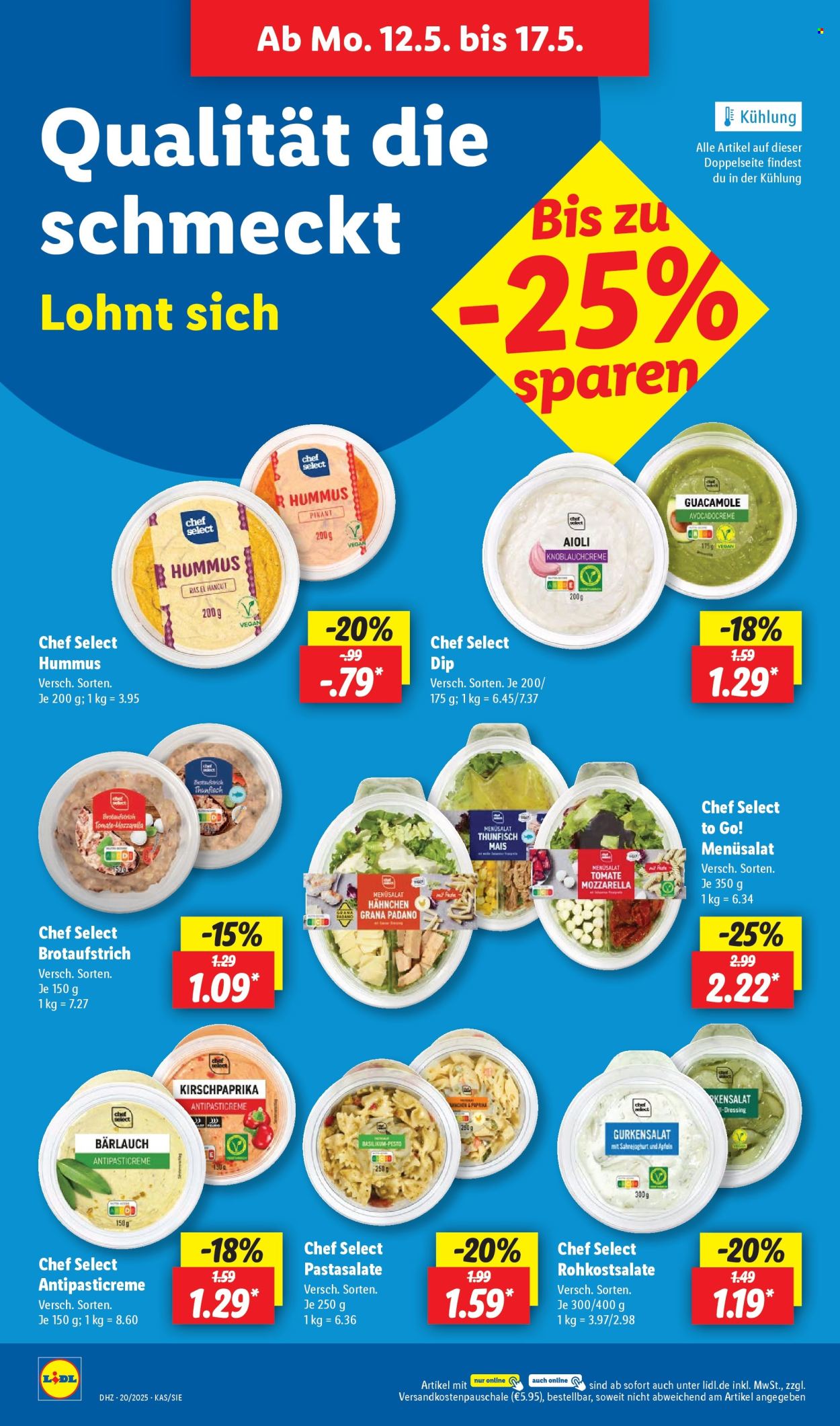 Lidl Prospekte  - 12.05.2025 - 17.05.2025. Seite 1