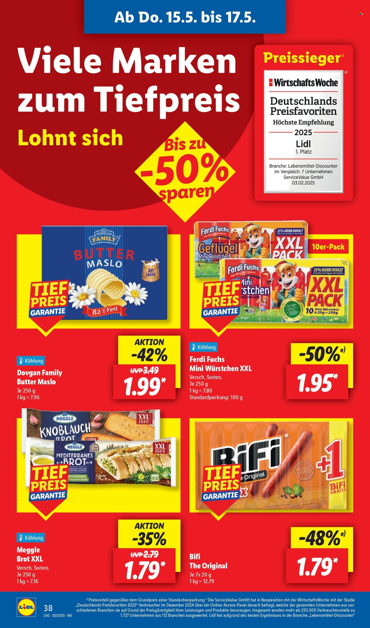 Lidl Prospekte  - 12.05.2025 - 17.05.2025. Seite 1
