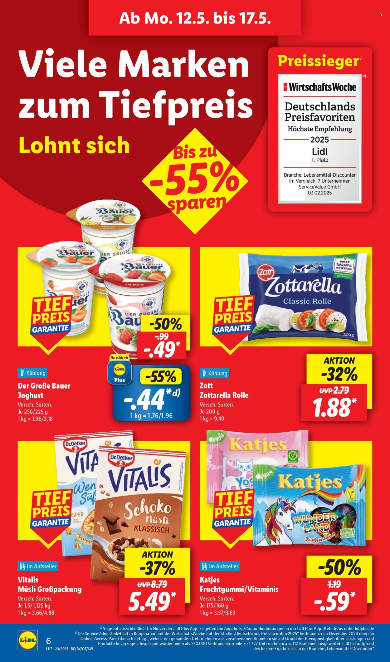 Lidl Prospekte  - 12.05.2025 - 17.05.2025. Seite 1