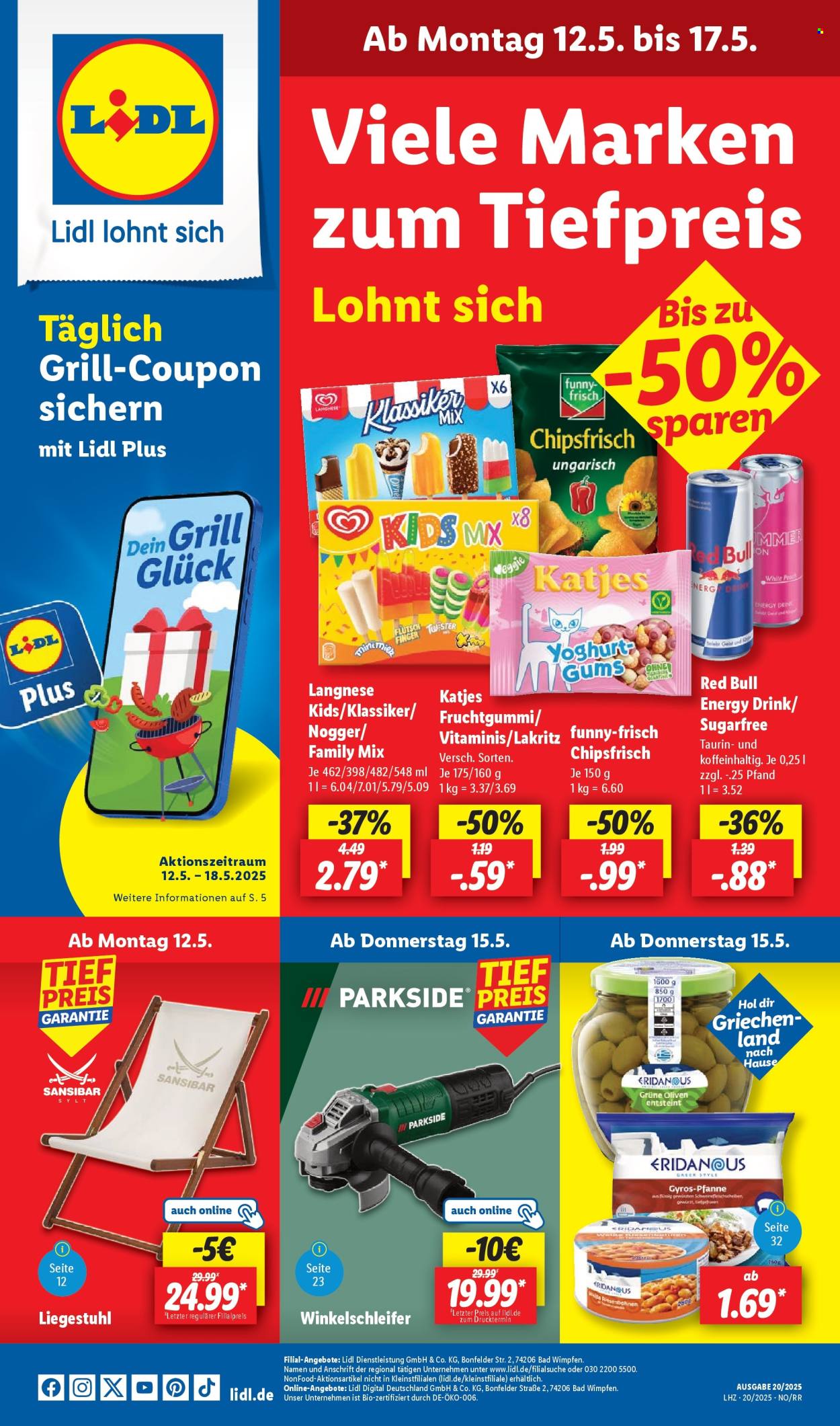 Lidl Prospekte  - 12.05.2025 - 17.05.2025. Seite 1