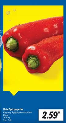 Rote Spitzpaprika