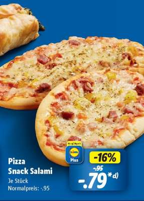 Pizza Snack Salami