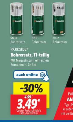 PARKSIDE® Bohrersatz, 11-teilig
