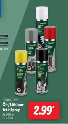 PARKSIDE® Öl-/Lithiumfett-Spray
