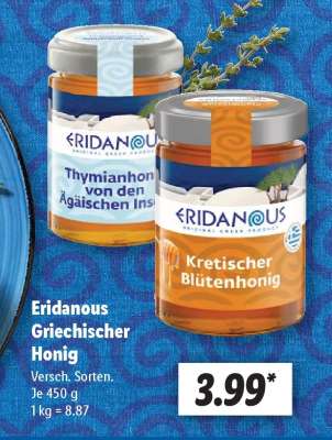 Eridanous Griechischer Honig