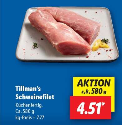 Tillman’s Schweinefilet