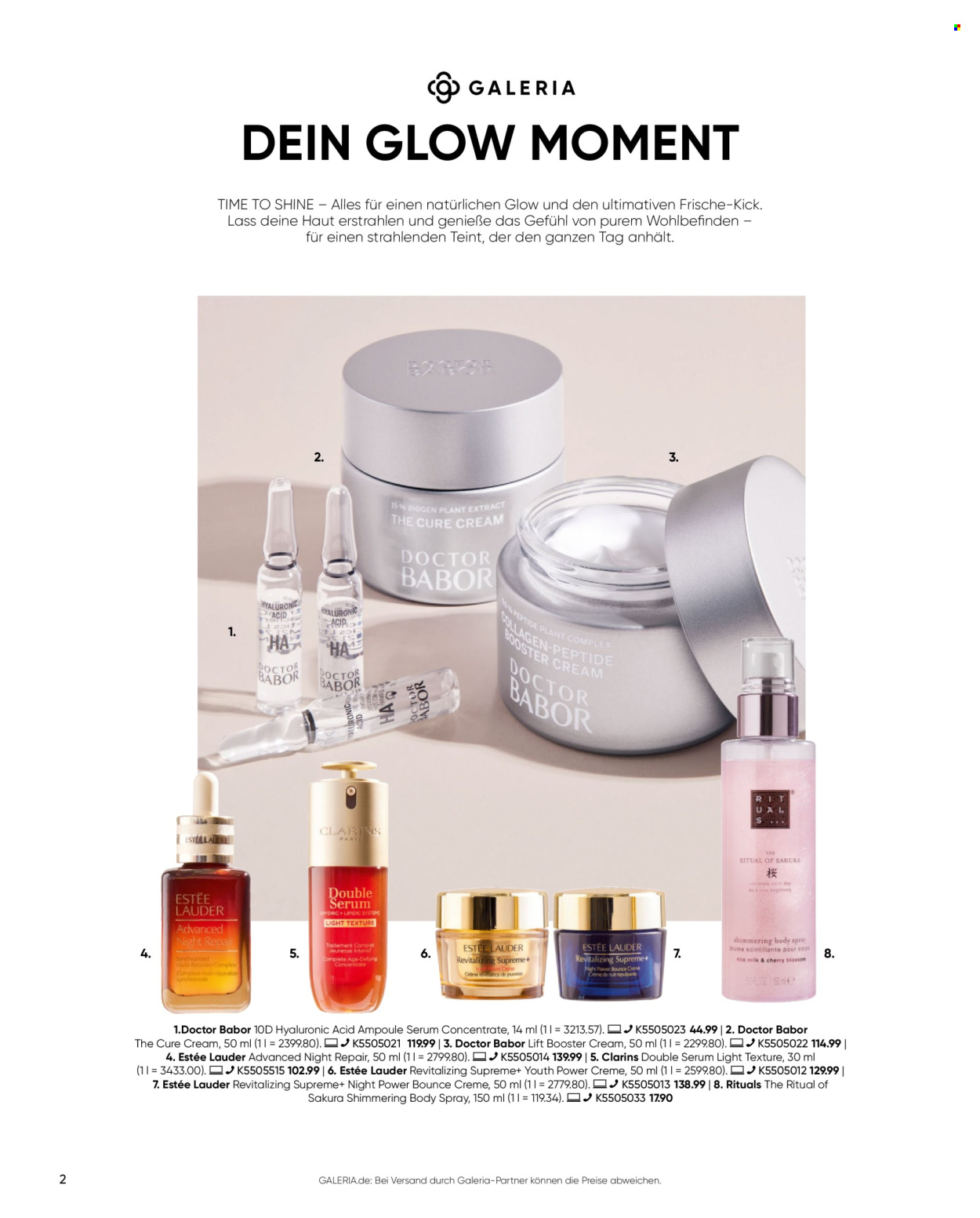 GALERIA Karstadt Kaufhof Prospekte  - 5.05.2025 - 18.05.2025. Seite 1