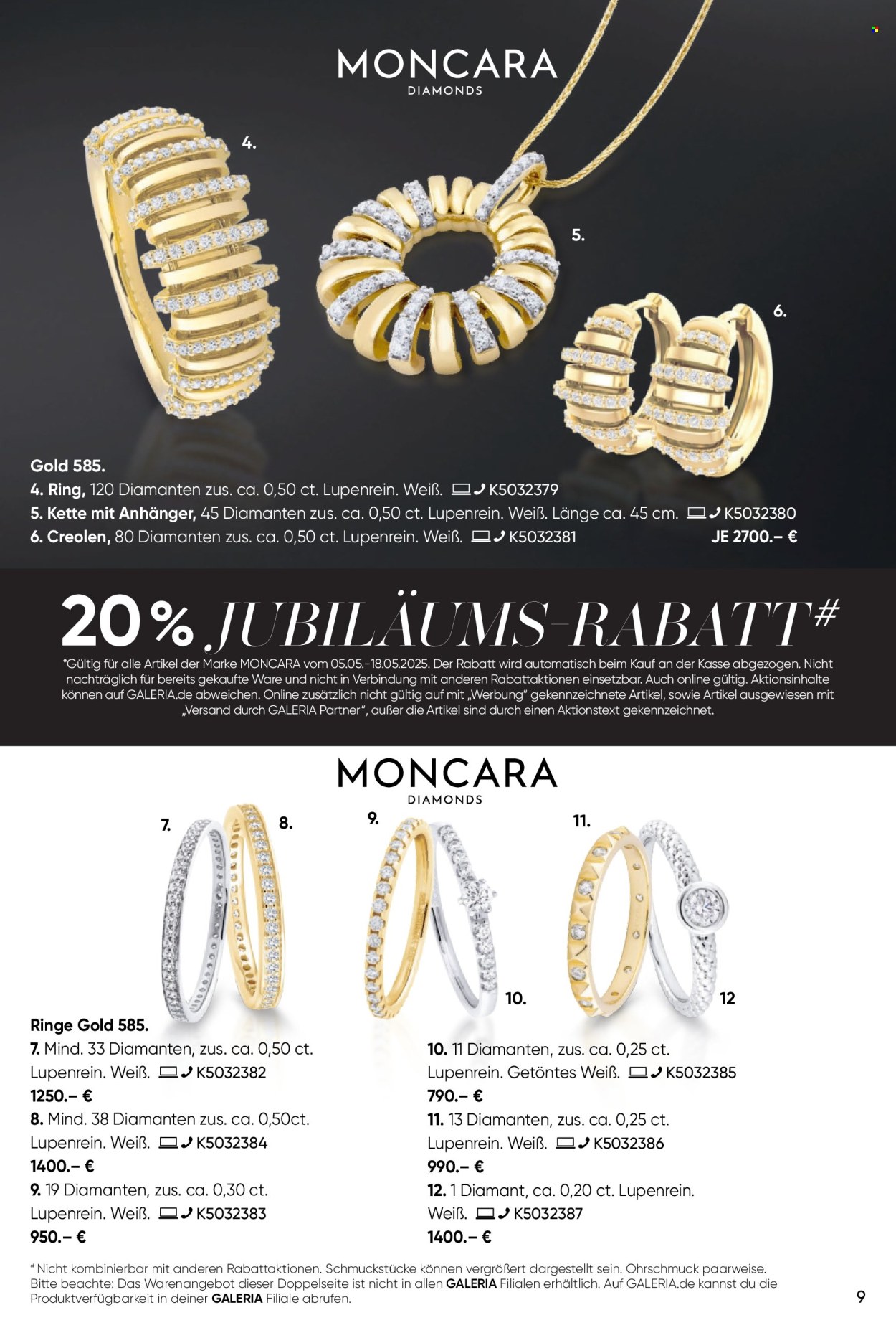 GALERIA Karstadt Kaufhof Prospekte  - 5.05.2025 - 11.05.2025. Seite 1