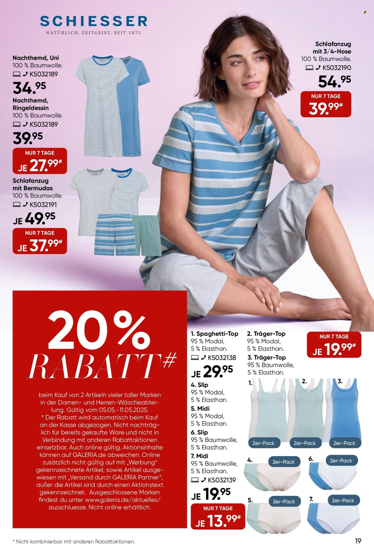 GALERIA Karstadt Kaufhof Prospekte  - 5.05.2025 - 11.05.2025. Seite 1