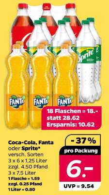Coca-Cola, Fanta oder Sprite