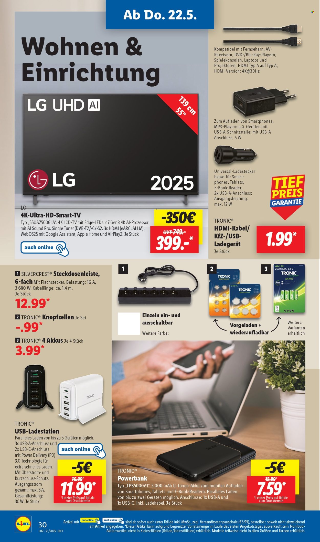 Lidl Prospekte  - 19.05.2025 - 24.05.2025. Seite 1