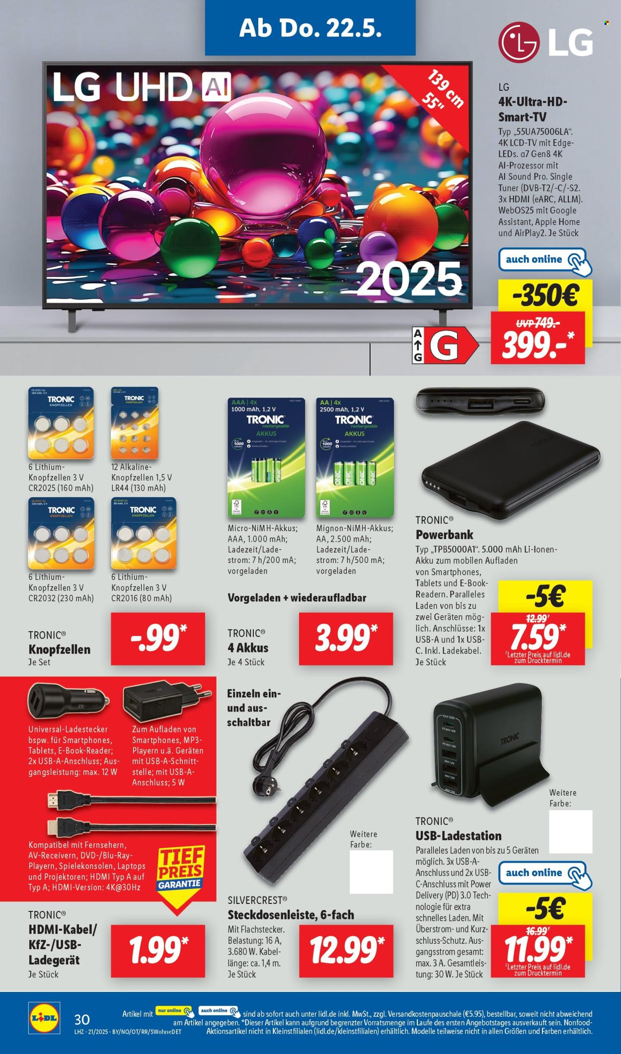 Lidl Prospekte  - 19.05.2025 - 24.05.2025. Seite 1