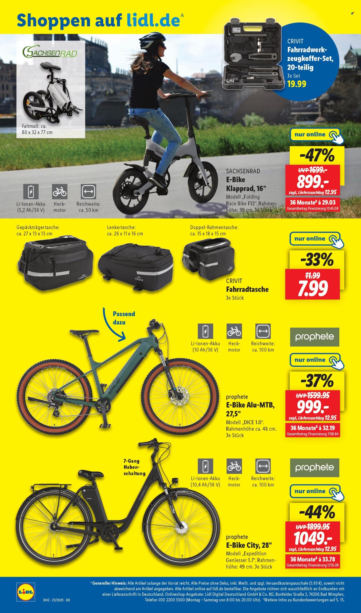 Lidl Prospekte  - 19.05.2025 - 24.05.2025. Seite 1