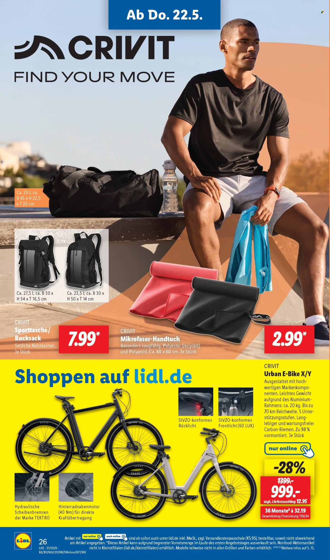 Lidl Prospekte  - 19.05.2025 - 24.05.2025. Seite 1