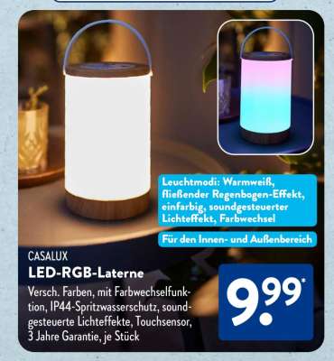 CASALUX LED-RGB-Laterne