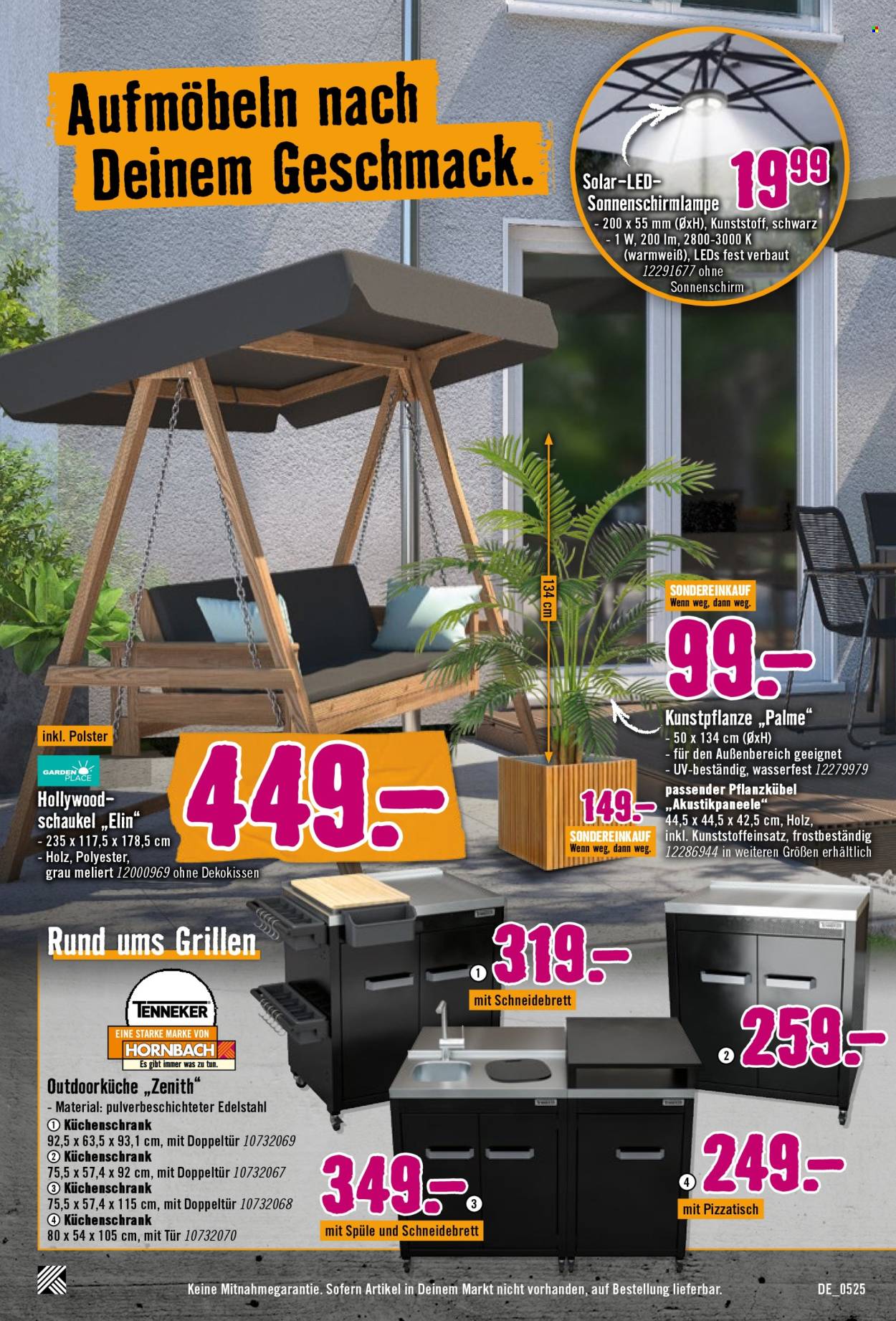 Hornbach Prospekte  - 7.05.2025 - 4.06.2025. Seite 1