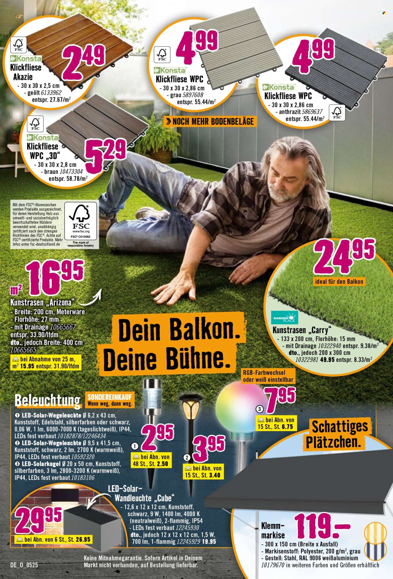 Hornbach Prospekte  - 7.05.2025 - 4.06.2025. Seite 1