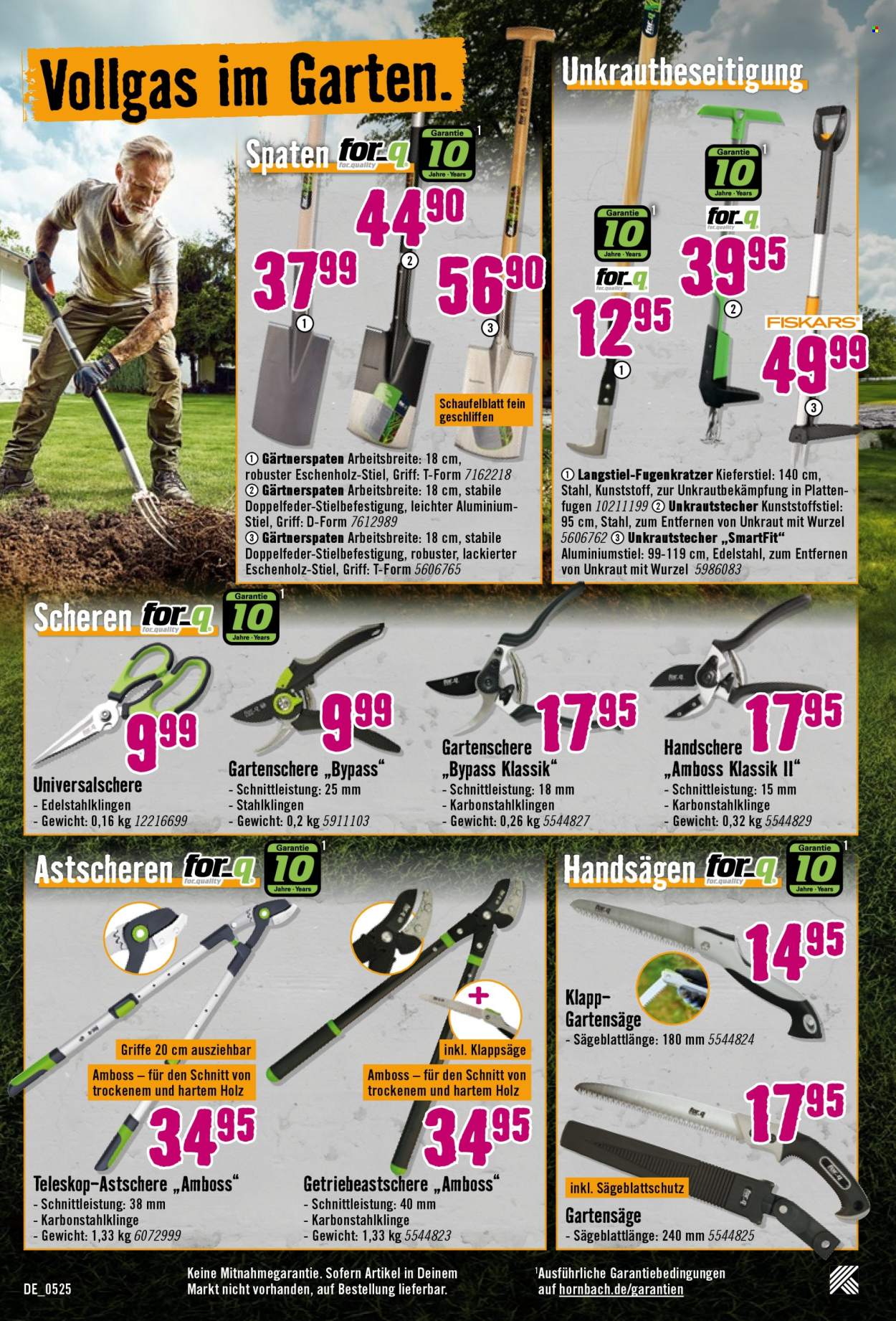 Hornbach Prospekte  - 7.05.2025 - 4.06.2025. Seite 1