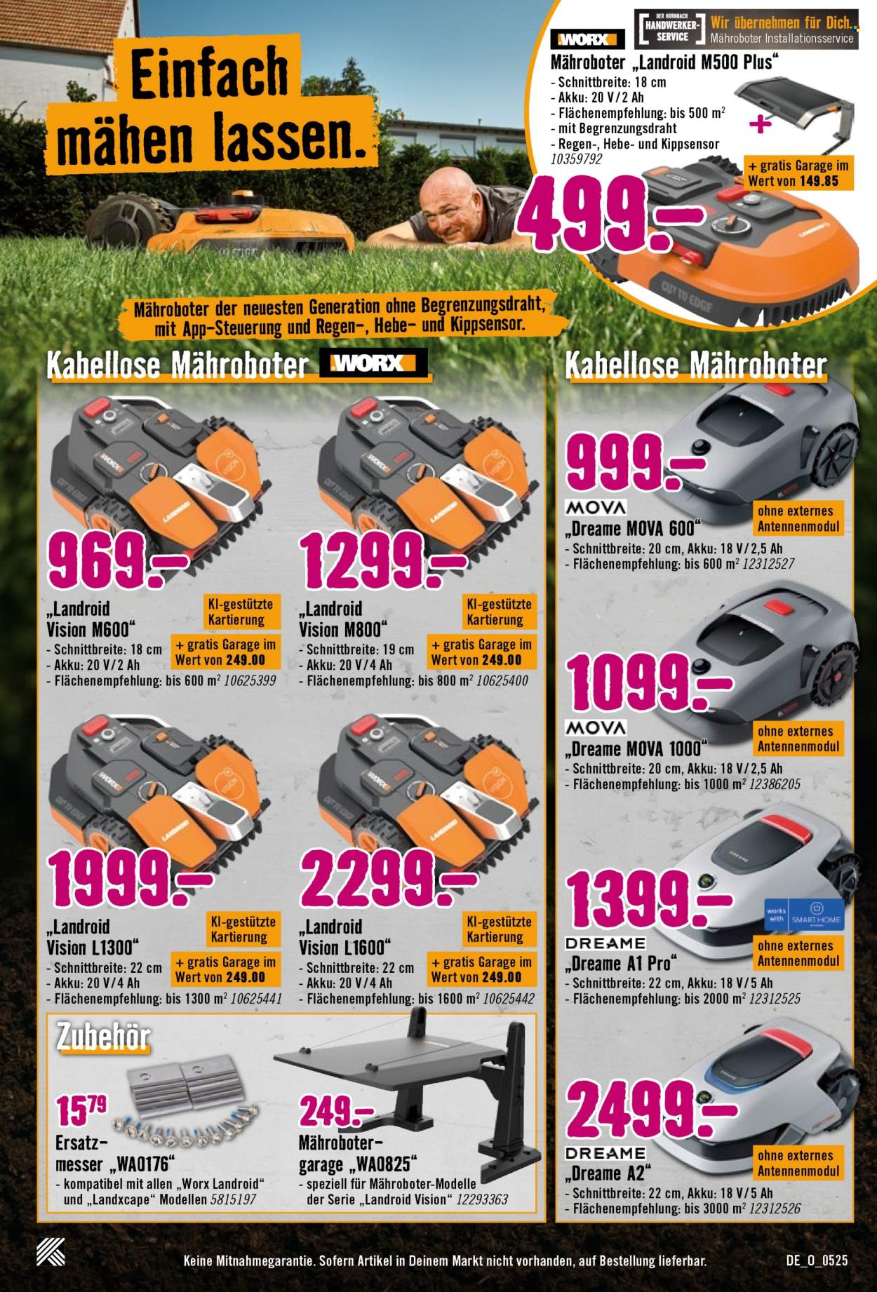 Hornbach Prospekte  - 7.05.2025 - 4.06.2025. Seite 1