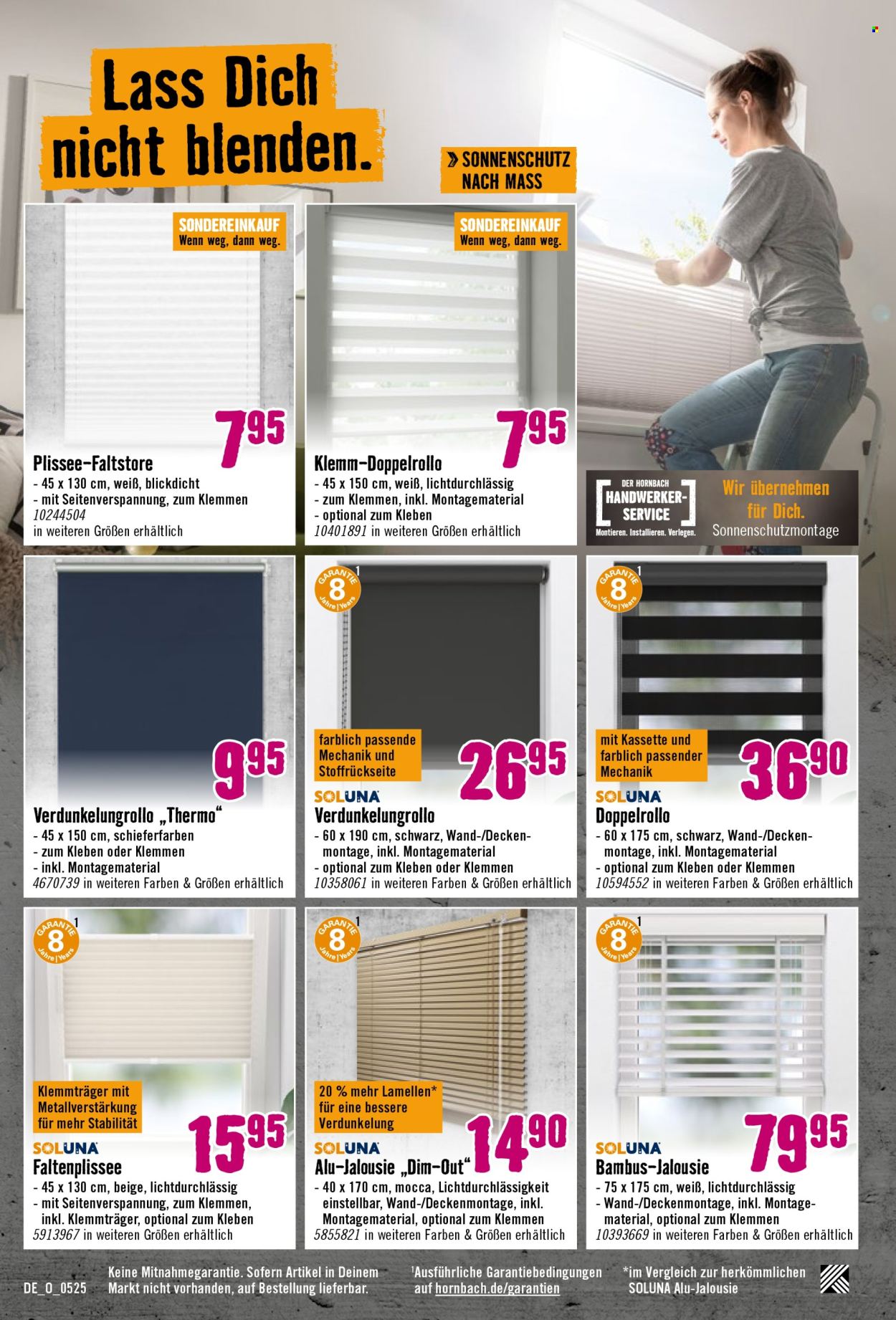 Hornbach Prospekte  - 7.05.2025 - 4.06.2025. Seite 1