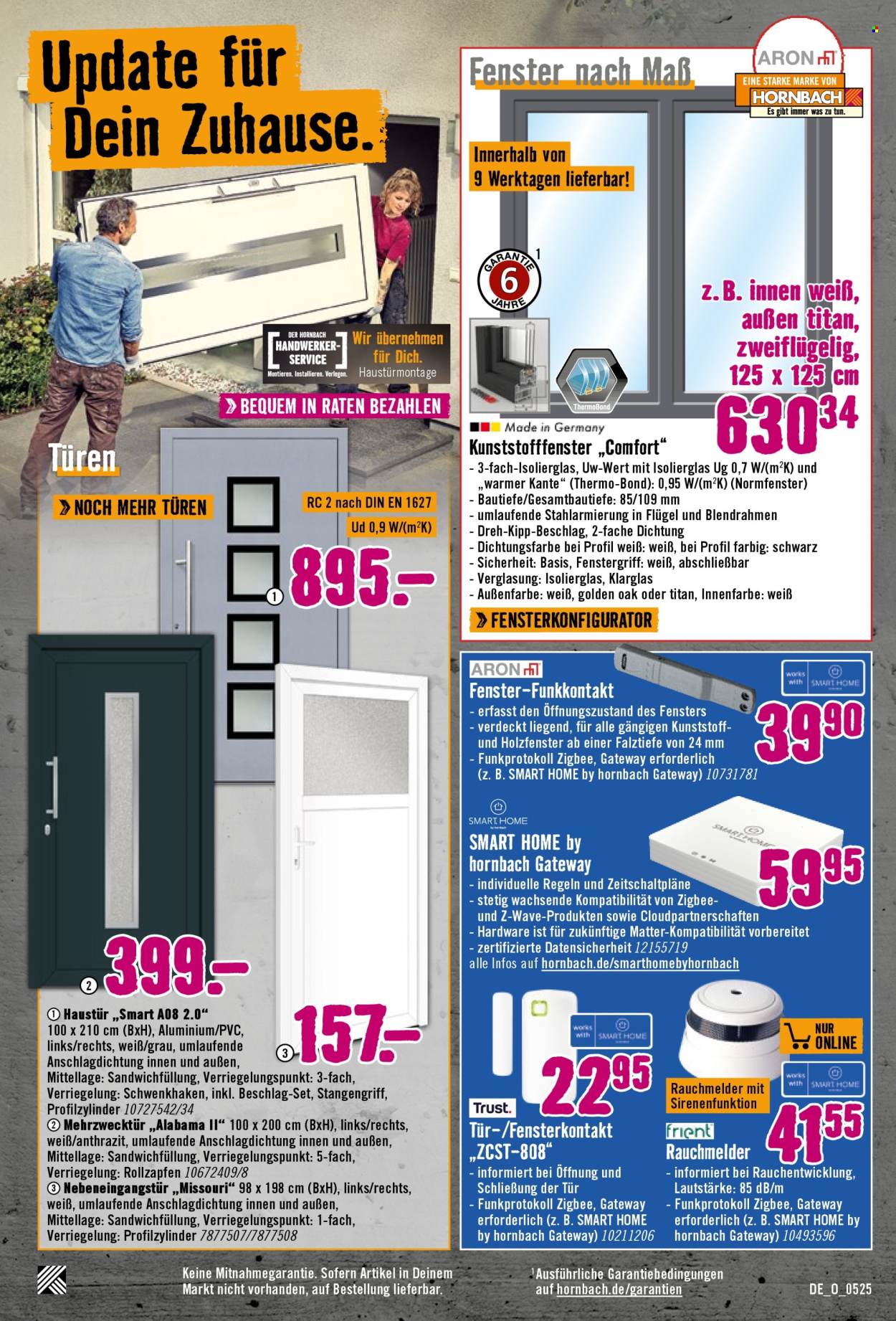 Hornbach Prospekte  - 7.05.2025 - 4.06.2025. Seite 1